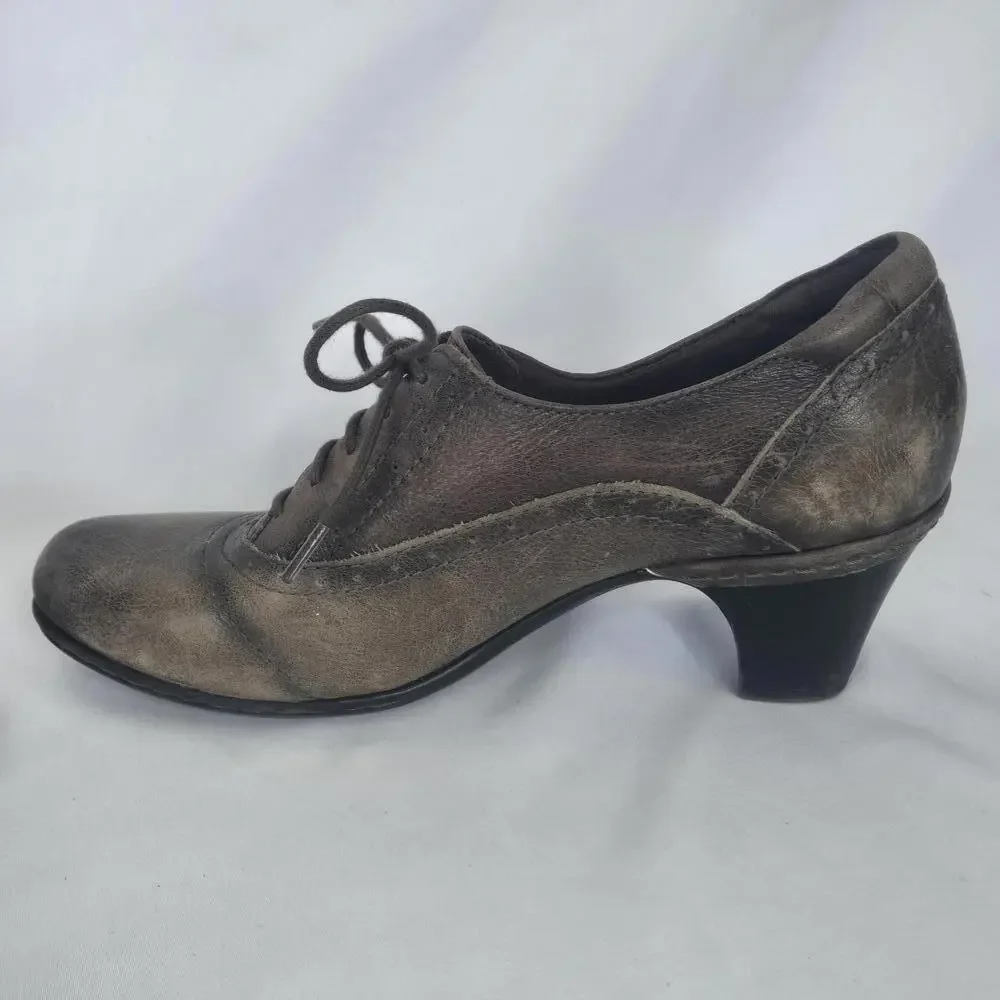 Cobb Hill Vintage Lace-Up Heels 7.5 Comfort Shoes Women's - Picture 7 of 10